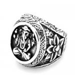 FSR20W50 flower elephant Ganesha ring