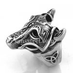 FSR14W74 Animal wolf ring