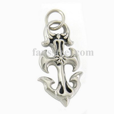 FSP16W67 tribal crow arrow pendant