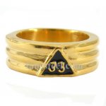 FSR08W43G triangle thirty three degree  ring