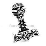 FSP17W74 celtic viking thors hammer pendant