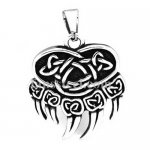 FSP17W34 celtic knot claw pendant