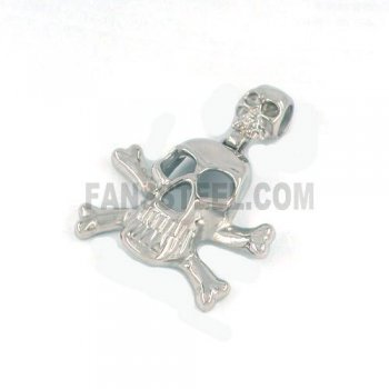 FSP03W30 Cross bone skull Pendant