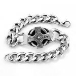 FSB00W78 cross badge  bracelet