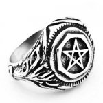 FSR20W52 hexagon star goat ring