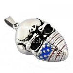 FSP17W36 Star flag mask skull pendant