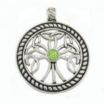 FSP16W64GR round rope circle flower pendant