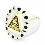 FSR20W81 triangle all seeing eye  Ring