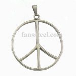 FSP03W63 Peace signet Pendant 