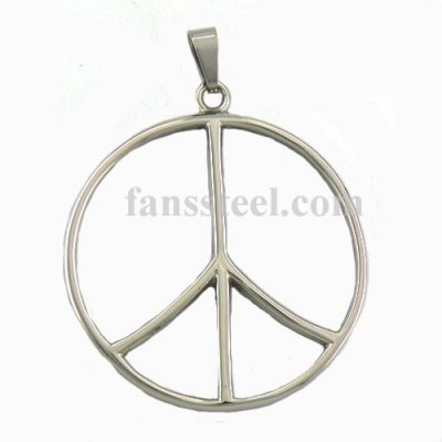 FSP03W63 Peace signet Pendant