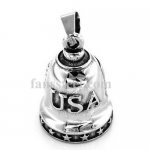 FSP17W97 American flag USA star RIDER bell biker Pendant