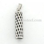 FSPR14045 tree cylinder glass inlay pendant