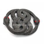 FSP16W98B Annular snake masonic pendant