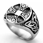 FSR20W22 tribal flower cross round Ring