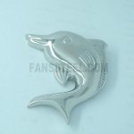 FSP03W32 jumping Dolphin Pendant