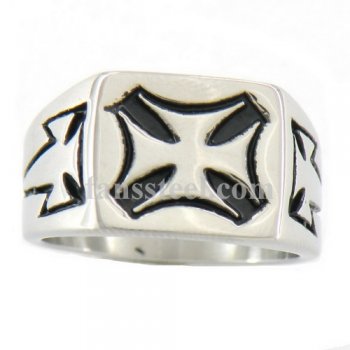 FSR04W92 Maltese Cross Square Ring