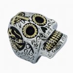 FSR14W09G cross gear eye mechanic ghost skull ring