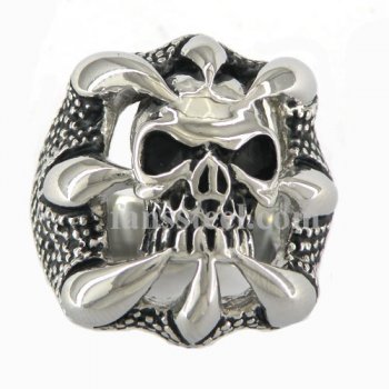 FSR10W58 claw hold skull head biker