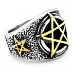 FSR20W71 pentagram star ring