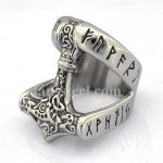 FSR14W99 inscription thors hammer ring