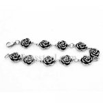 FSB00W76 Rose flower bracelet