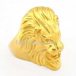 FSR09W18G king lion Leo animal ring 