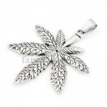 FSP17W37 Cannabis marijuana leaf plant pendant