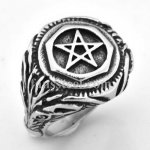 FSR20W52 hexagon star goat ring