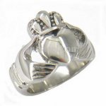 FSR11W28 Infinity Claddagh Friendship Ring 