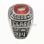 FSR08W76R high School ring Red CZ