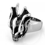 FSR06W55 Flame Tribal Dragon  Ring 