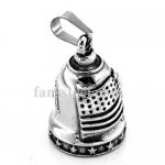 FSP17W97 American flag USA star RIDER bell biker Pendant