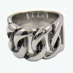 FSR13W78 cowboy chain twist ring