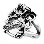 FSR10W11 Filand Leo lion signet ring