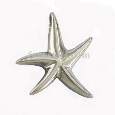 FSP00W31 Sea starfish pendant invisible bail