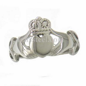 FSR11W26 Crown Claddagh Friendship Ring