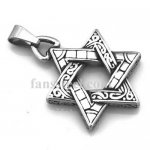 FSP17W72 star of David Jewish hexagram star pendant