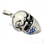 FSP17W36 Star flag mask skull pendant