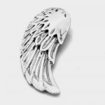 FSP09W09  single angels wing pendant 