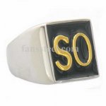 FSR09W65G Custom made  2 alphabet SO ring 