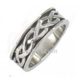 FSR11W60 celtic knot wave Ring 