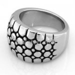 FSR09W35 dots teeth ring