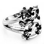 FSR10W11 Filand Leo lion signet ring